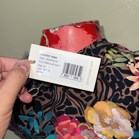 Johnny Was Multicolor Floral Swim Set - Picture 6 of 6